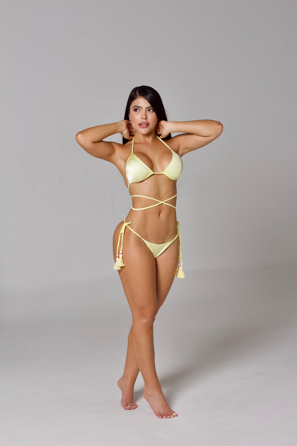 BIKINI ALMENDRA HILO AMARILLO