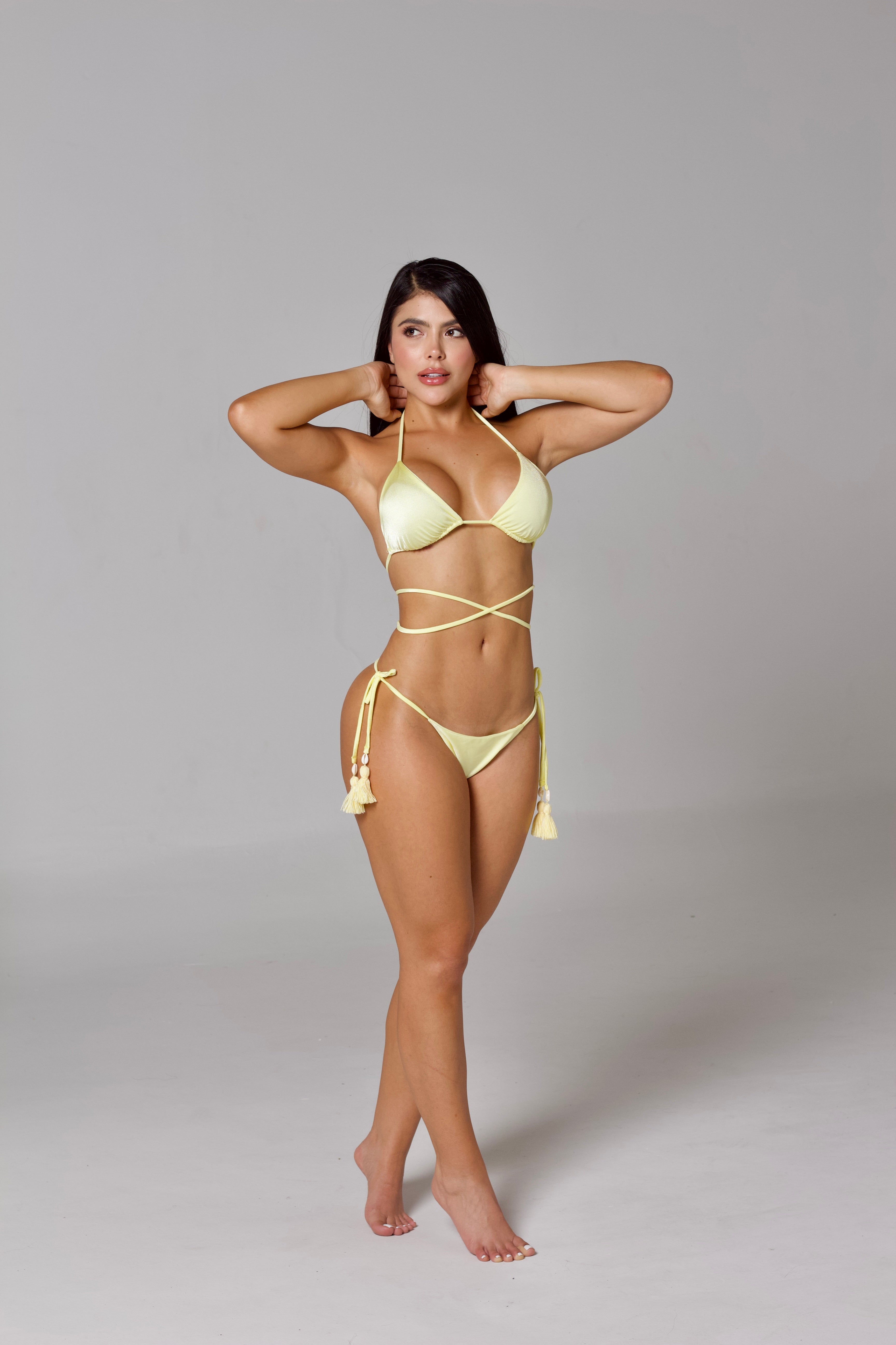 BIKINI ALMENDRA HILO AMARILLO