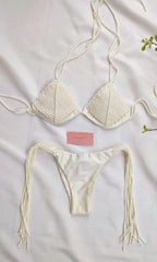Bikini Full Macrame Amarre Vainilla