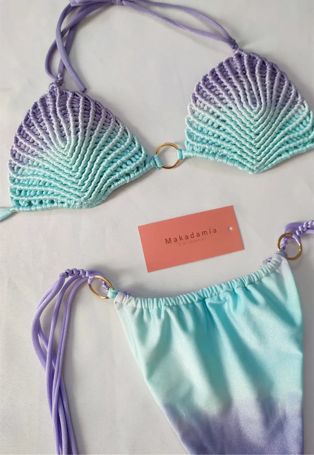 bikini ostras Lila / Turquesa