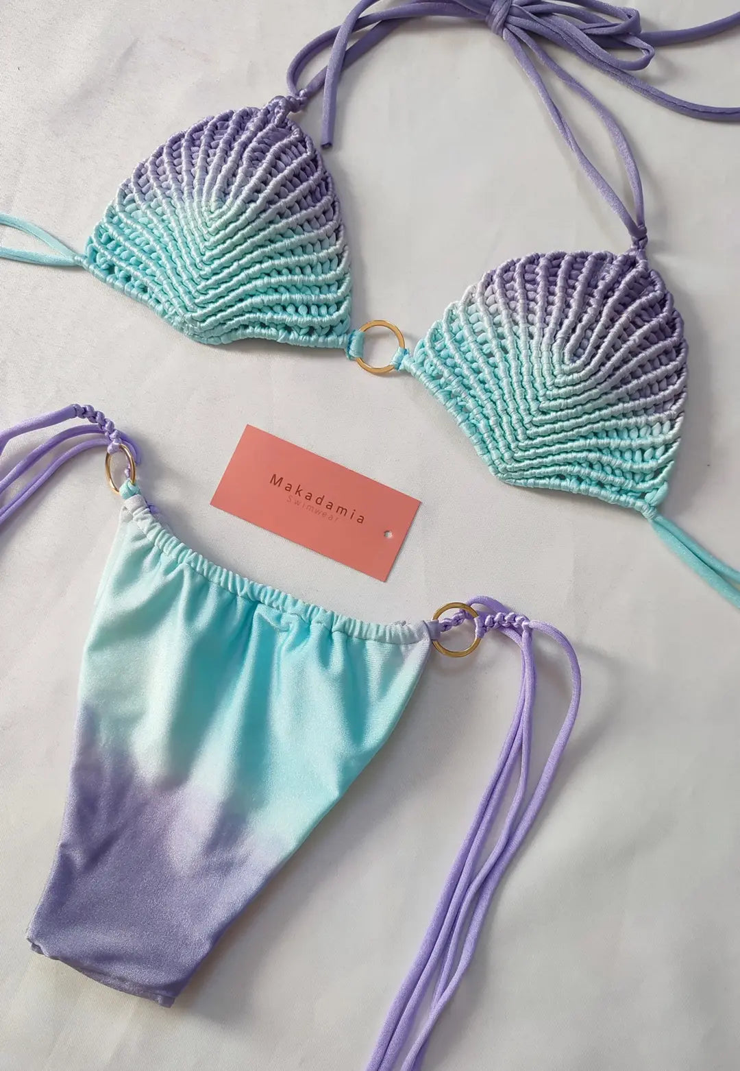 bikini ostras Lila / Turquesa