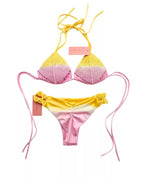 Bikini degradado Amarillo / Rosa