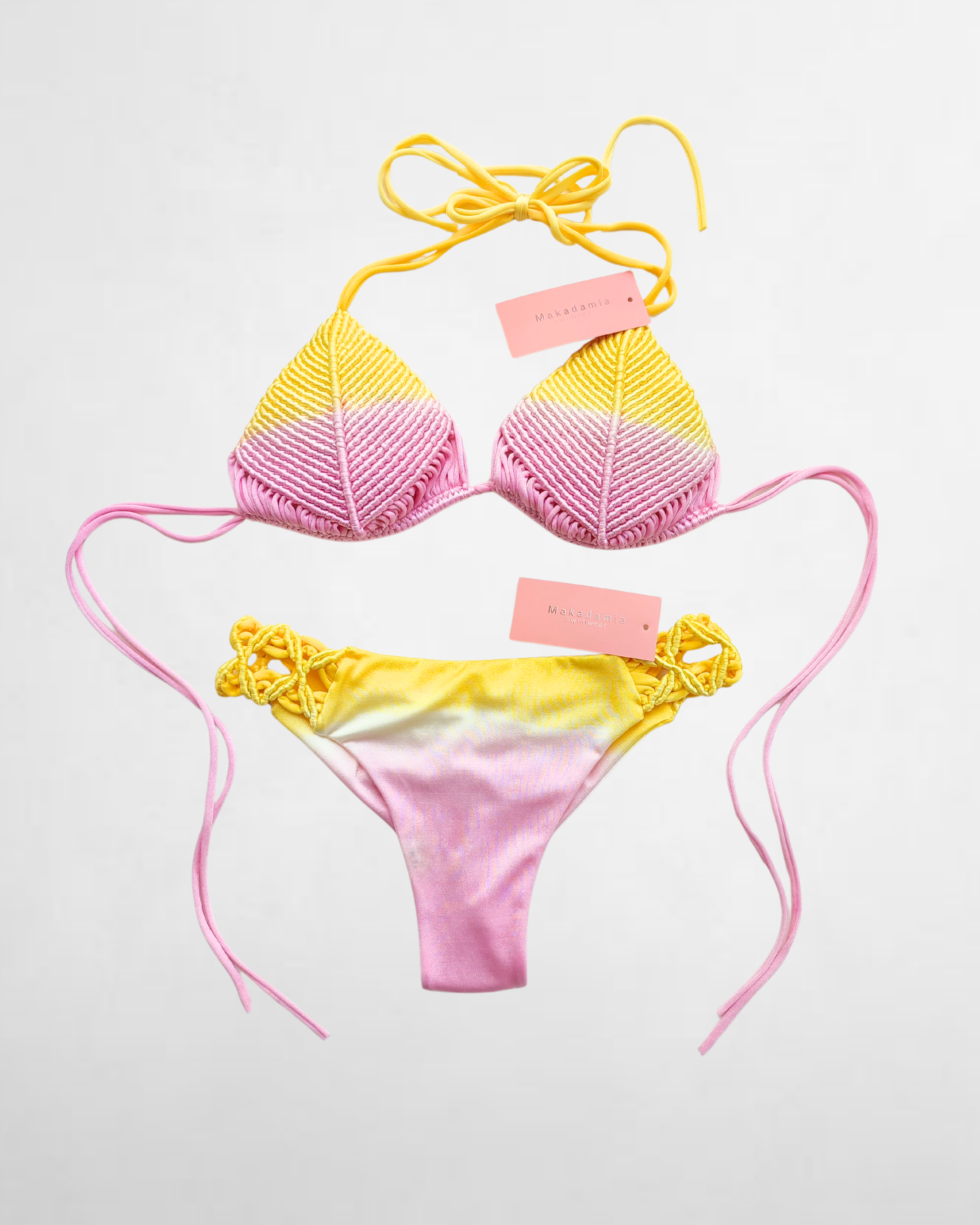 Bikini degradado Amarillo / Rosa