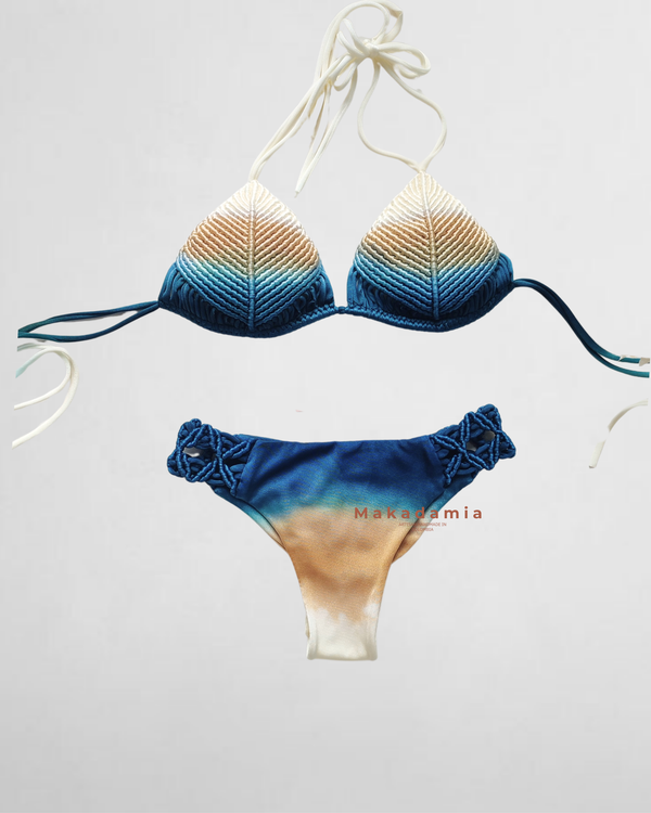 Bikini Degradado - Dorado / Azul