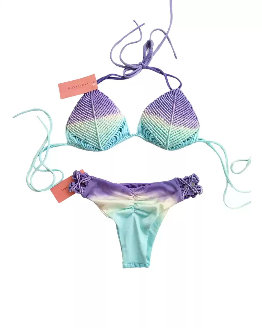 Bikini degradado Lila / Turquesa