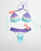 Bikini degradado Lila / Turquesa