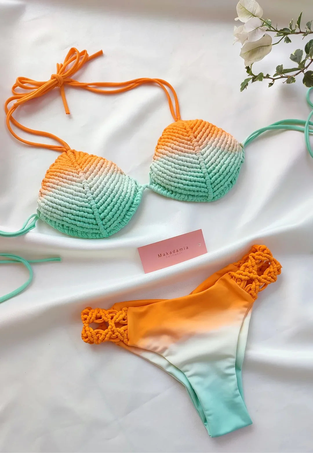 Bikini degradado Naranja/ Verdementa