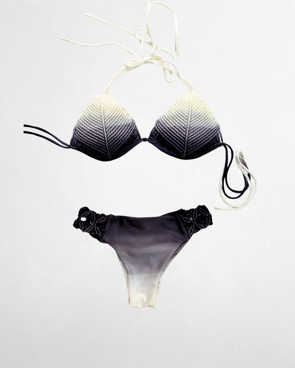 Bikini degradado Vainilla / Negro
