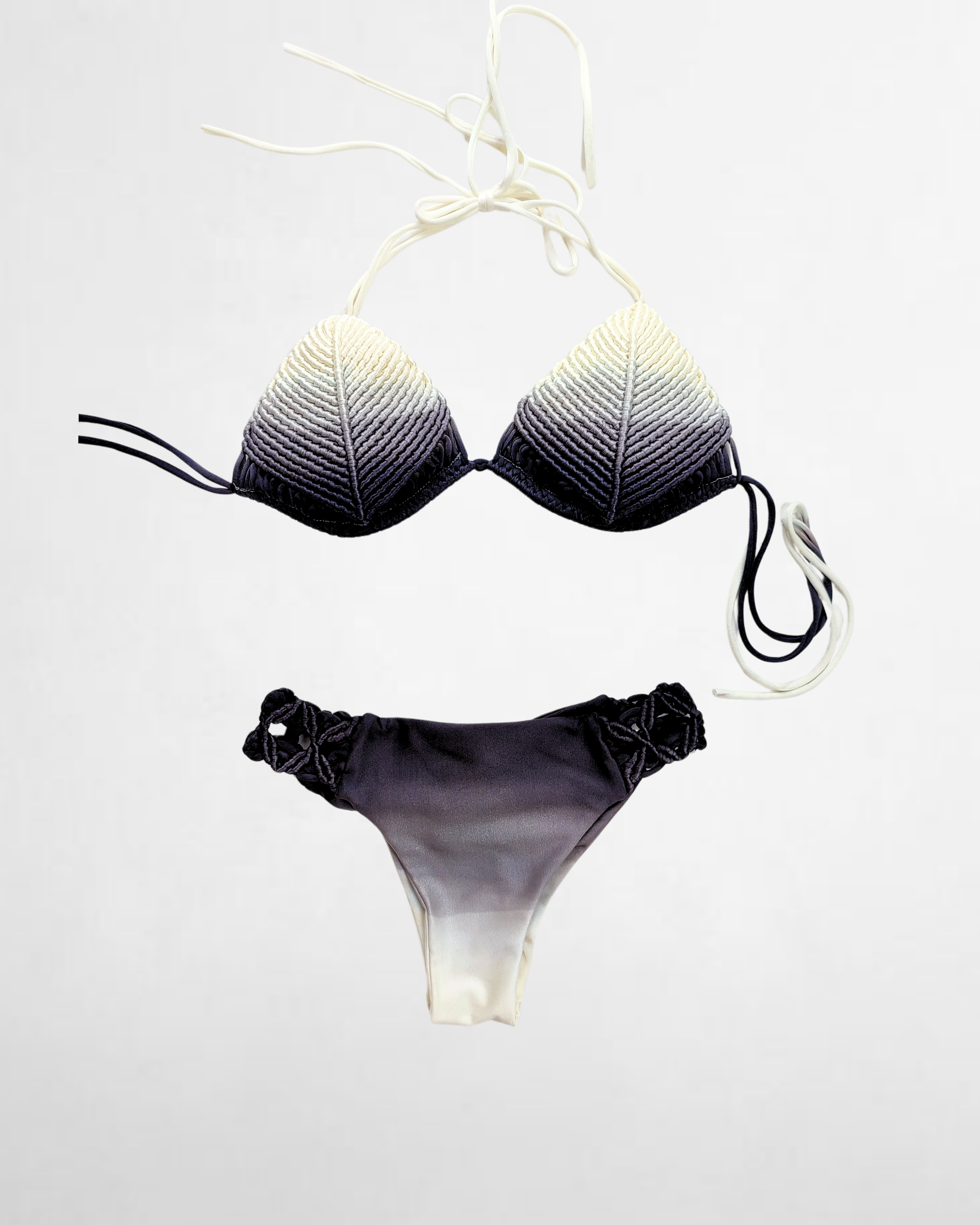 Bikini degradado Vainilla / Negro