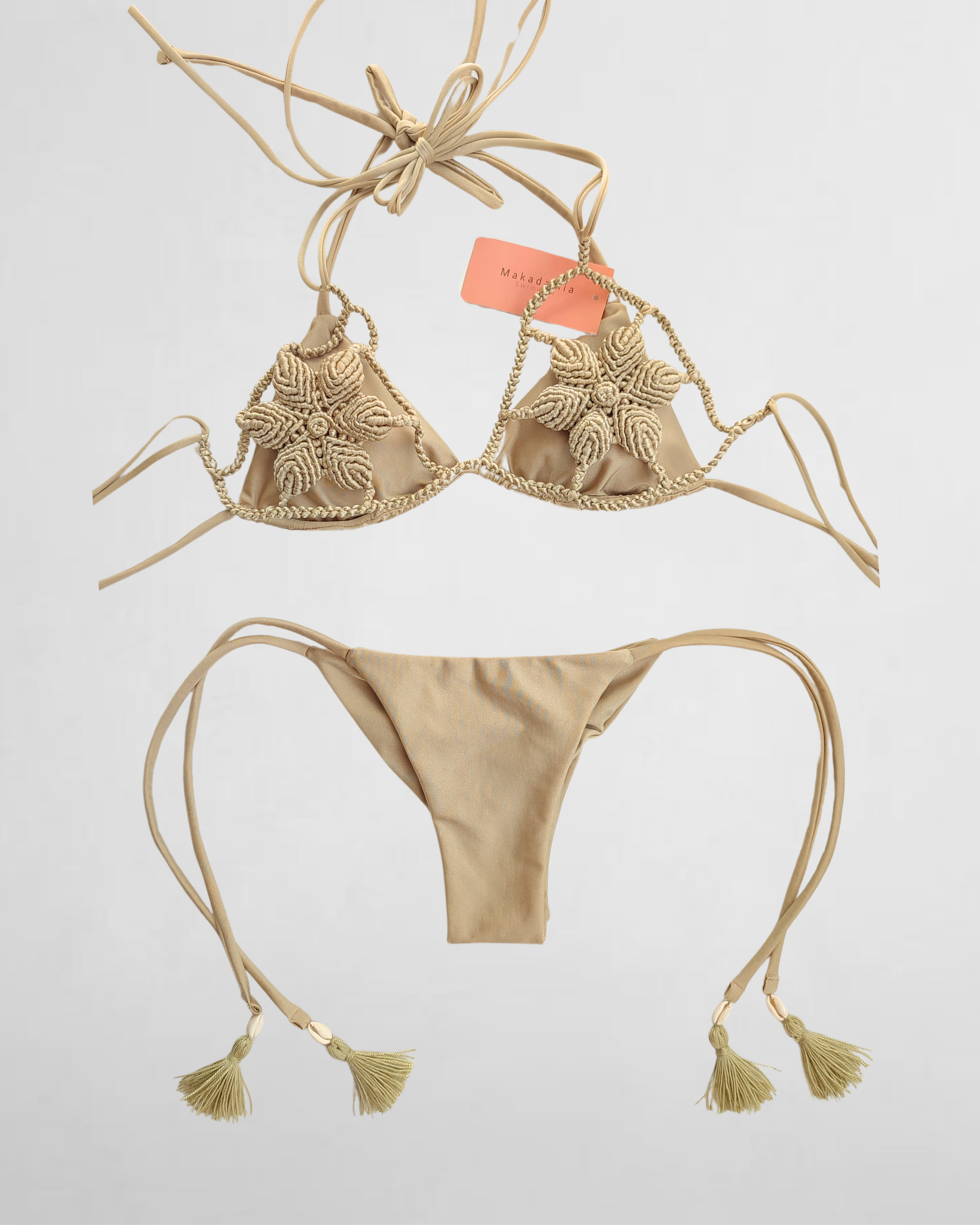 Bikini flor Dorado