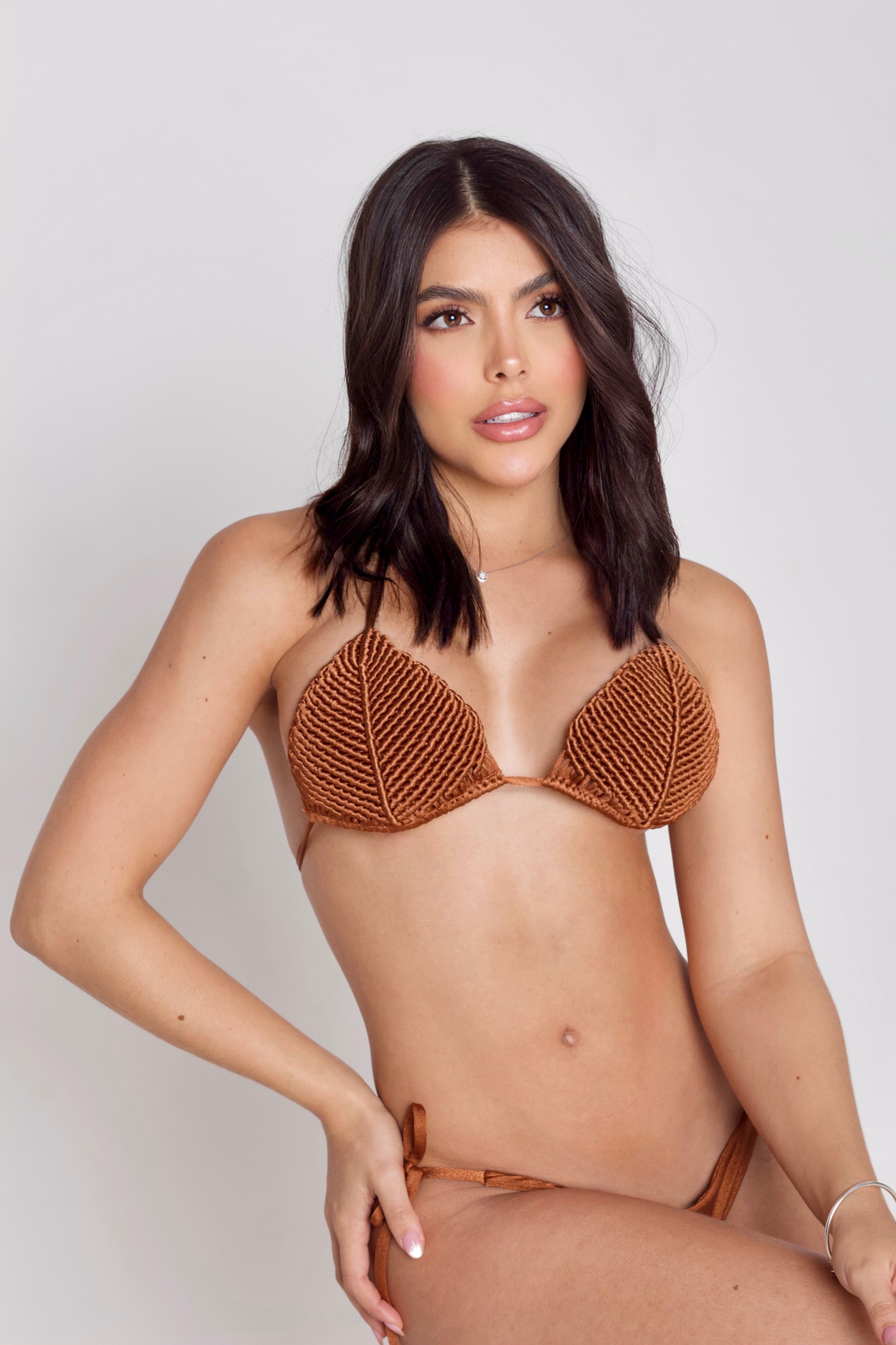 Bikini full macrame amarres Cafe