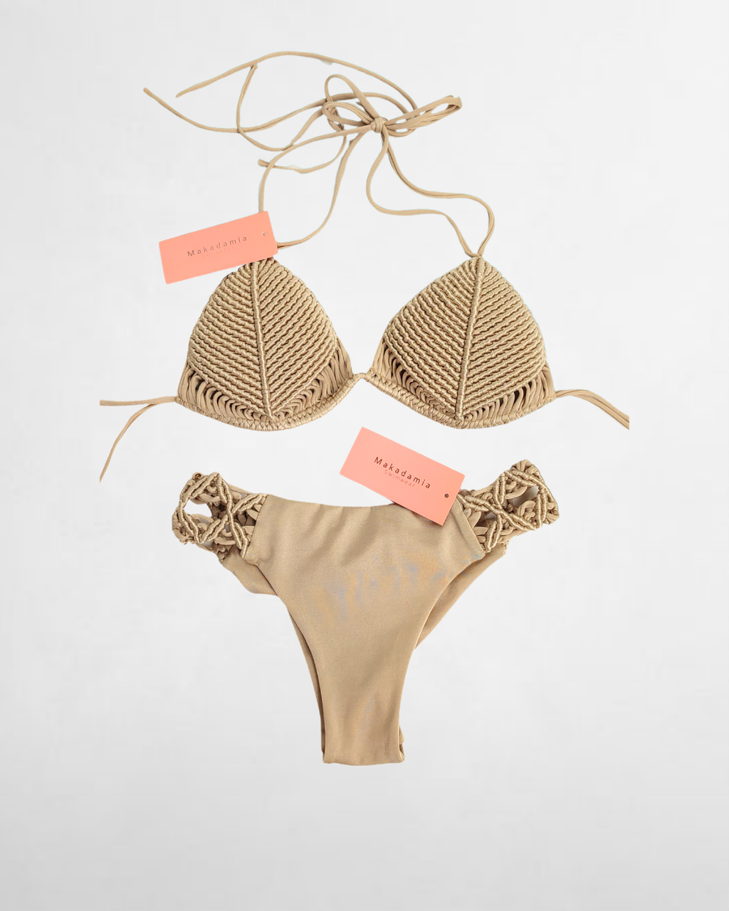 Bikini full macrame Dorado
