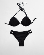 Bikini full macrame Negro