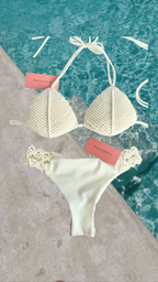 Bikini full macrame Vainilla