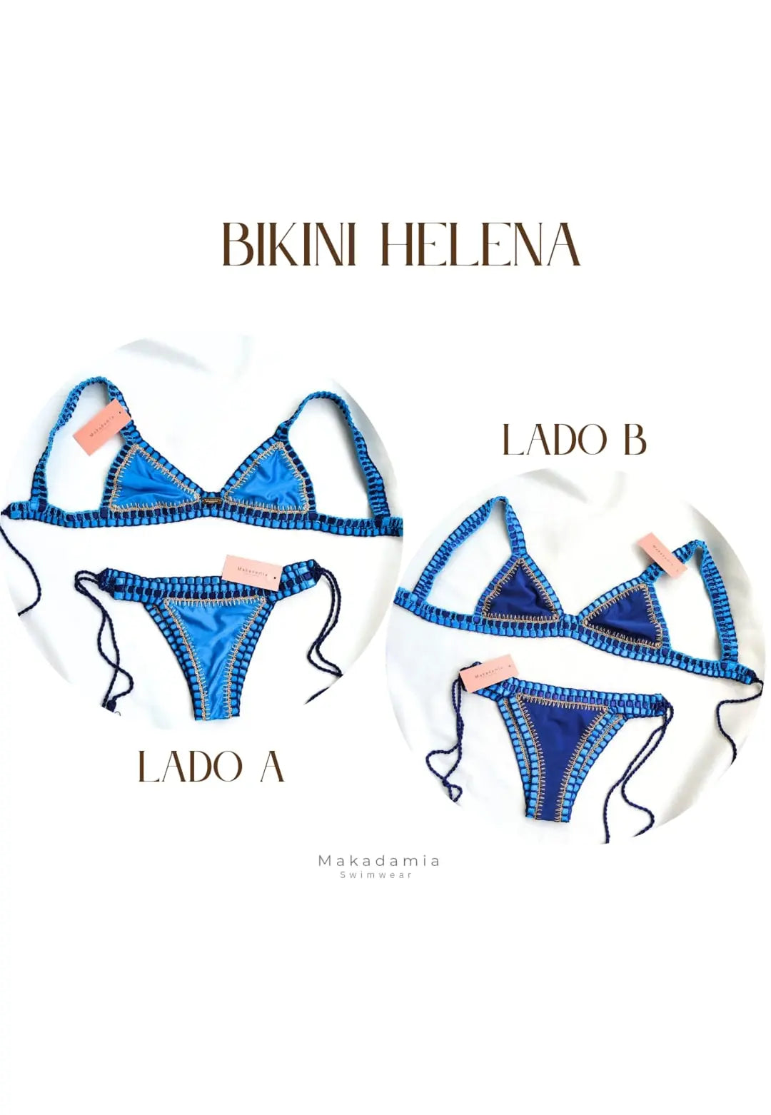 Bikini helena Aqua / Azul
