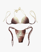 Bikini ostra macrame vainilla cafe