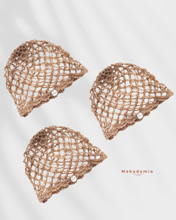 Crochet Hat - Beige