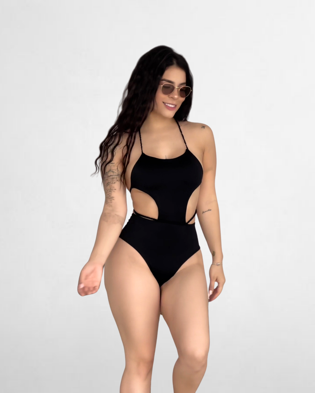 Enterizo avellana Negro