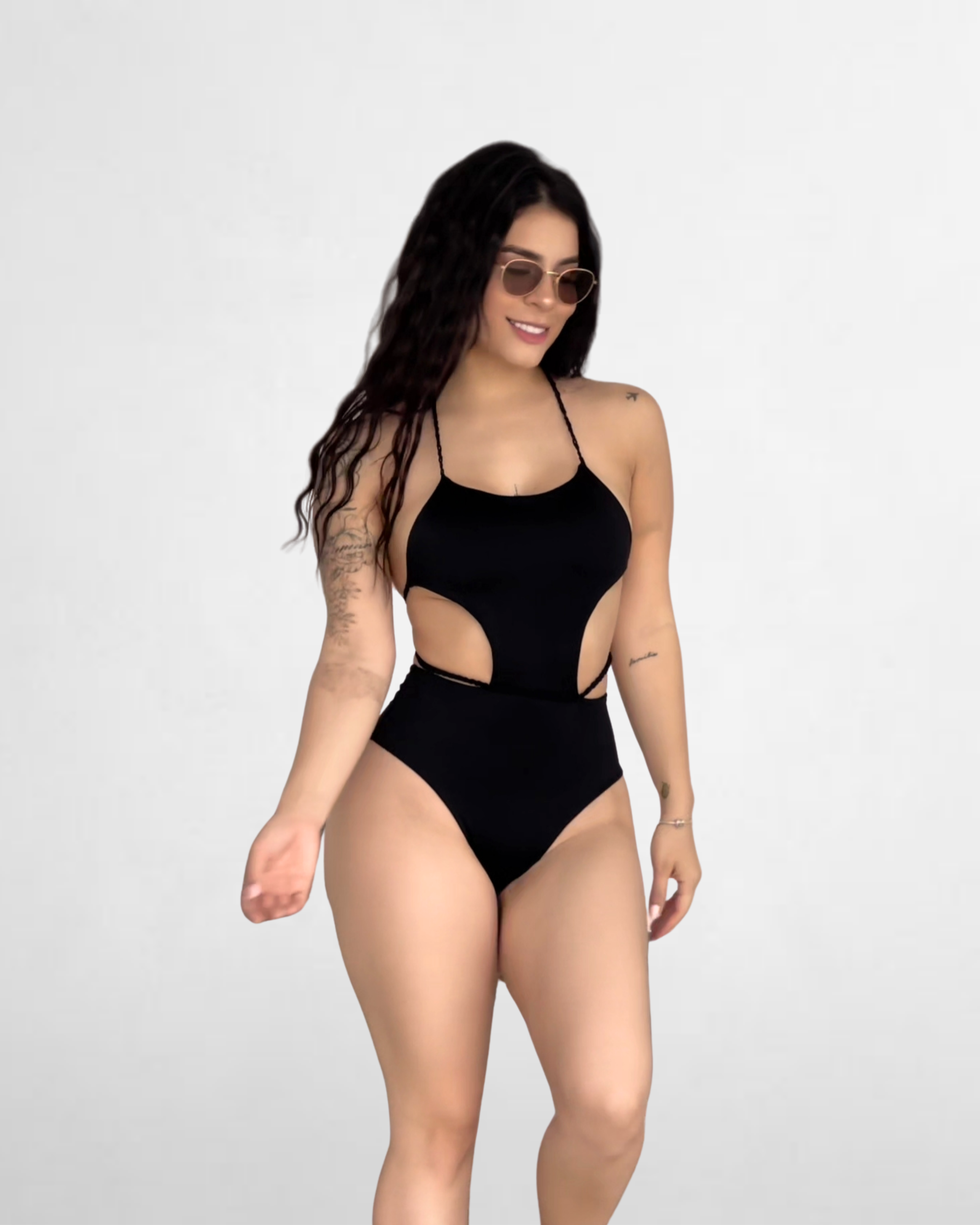 Enterizo avellana Negro