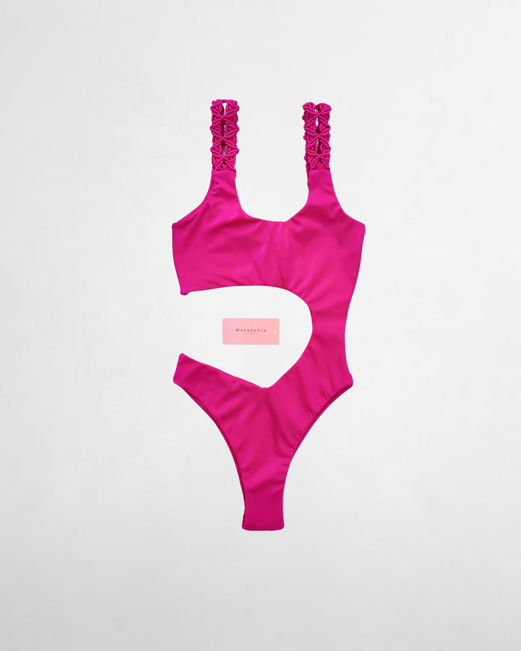 Enterizo castana Fucsia