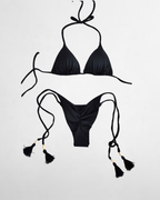 bikini almendra tanga negro