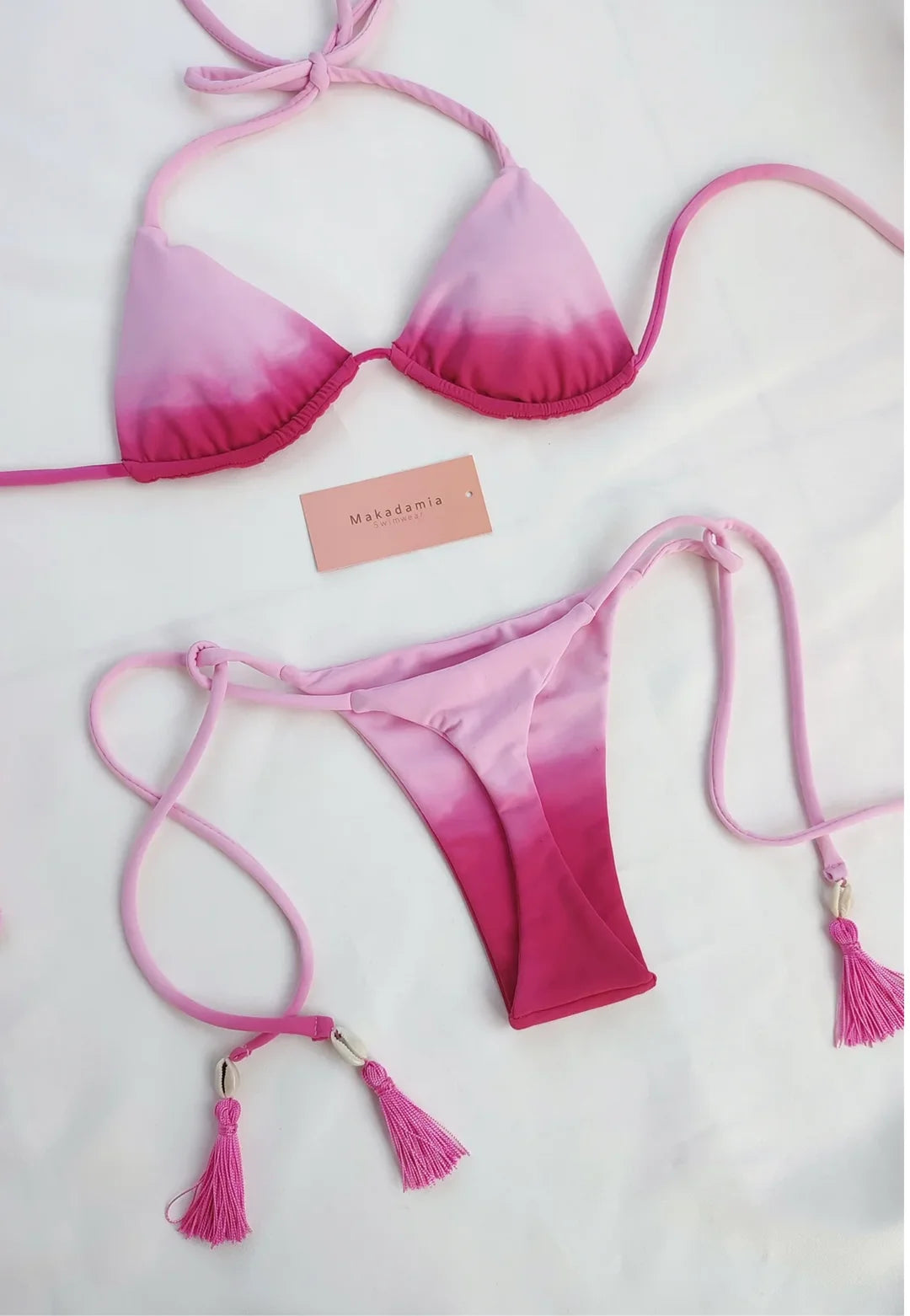 bikini almendras Rosa / Fucsia