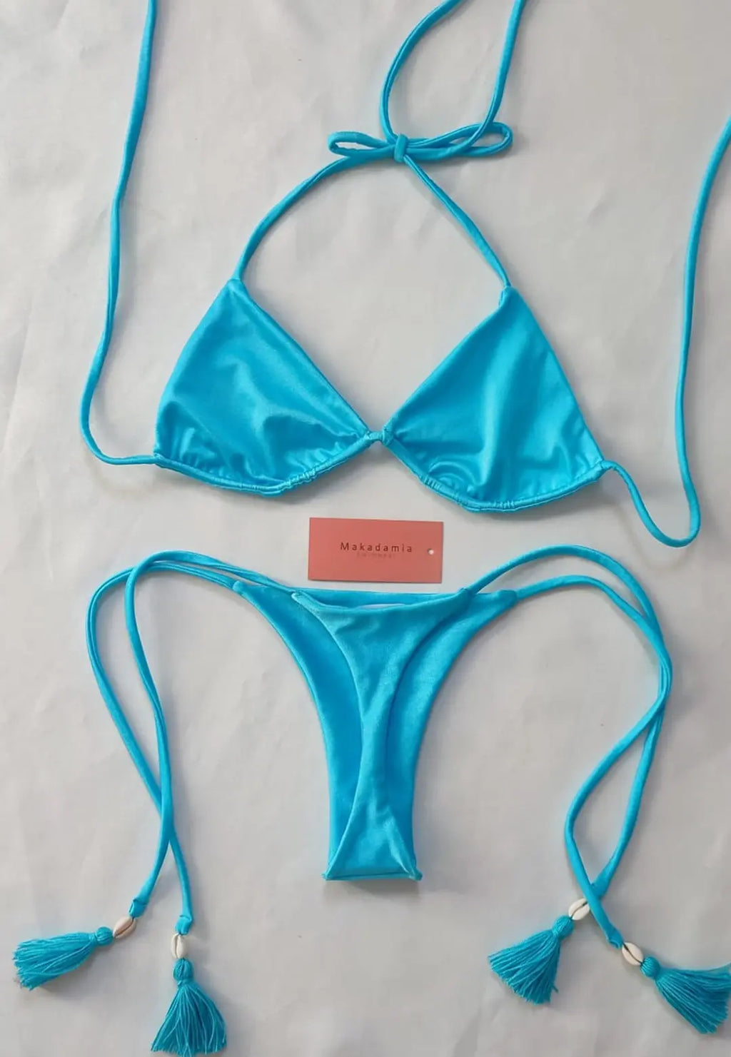 bikini almendras Turquesa