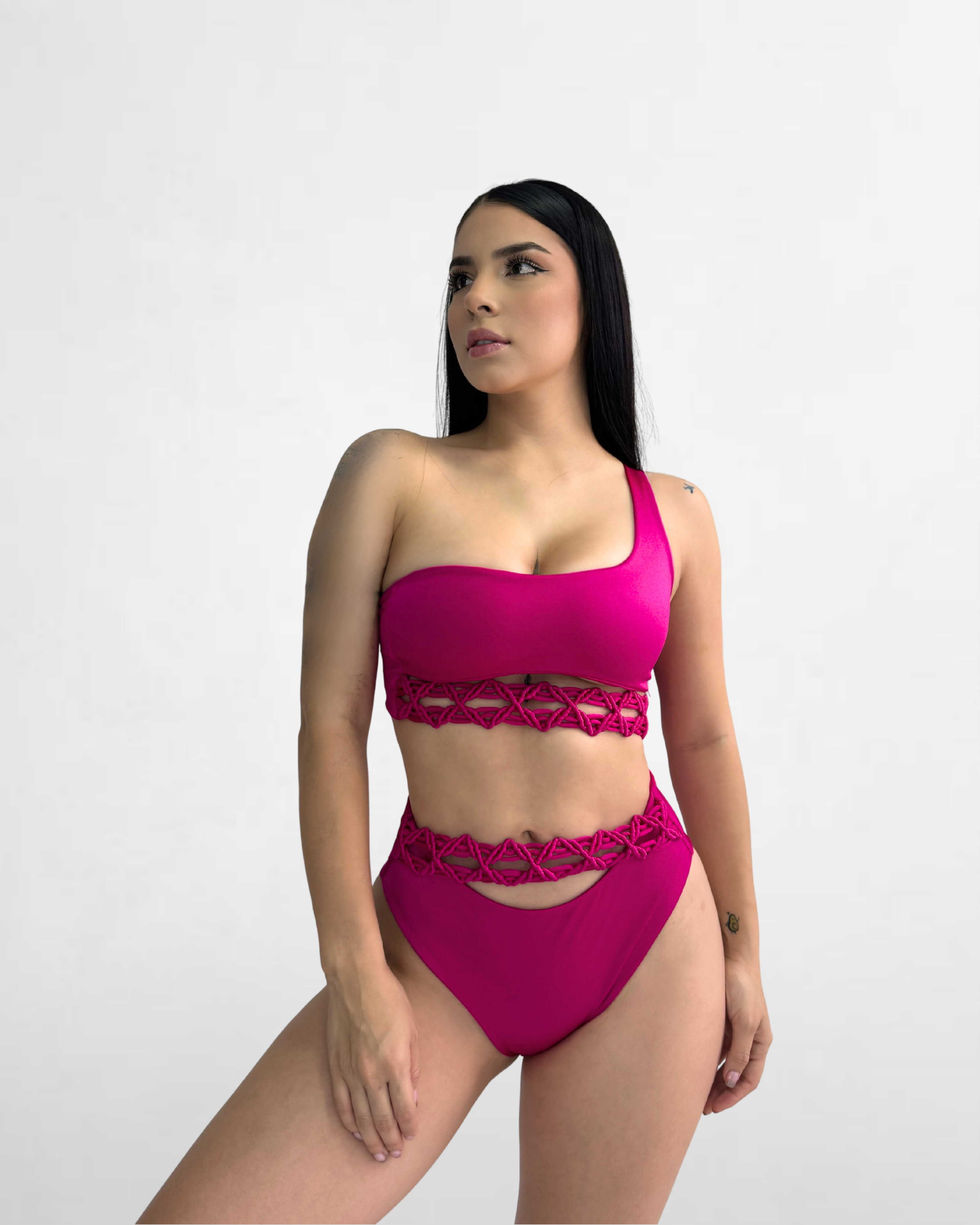 Bikini Castana Fucsia