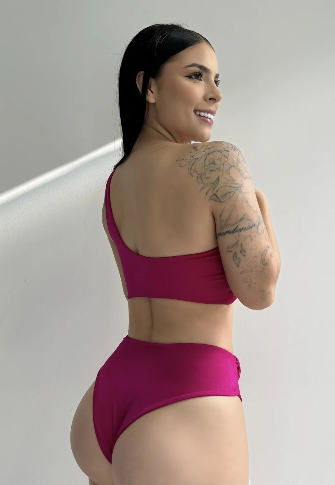 Bikini Castana Fucsia