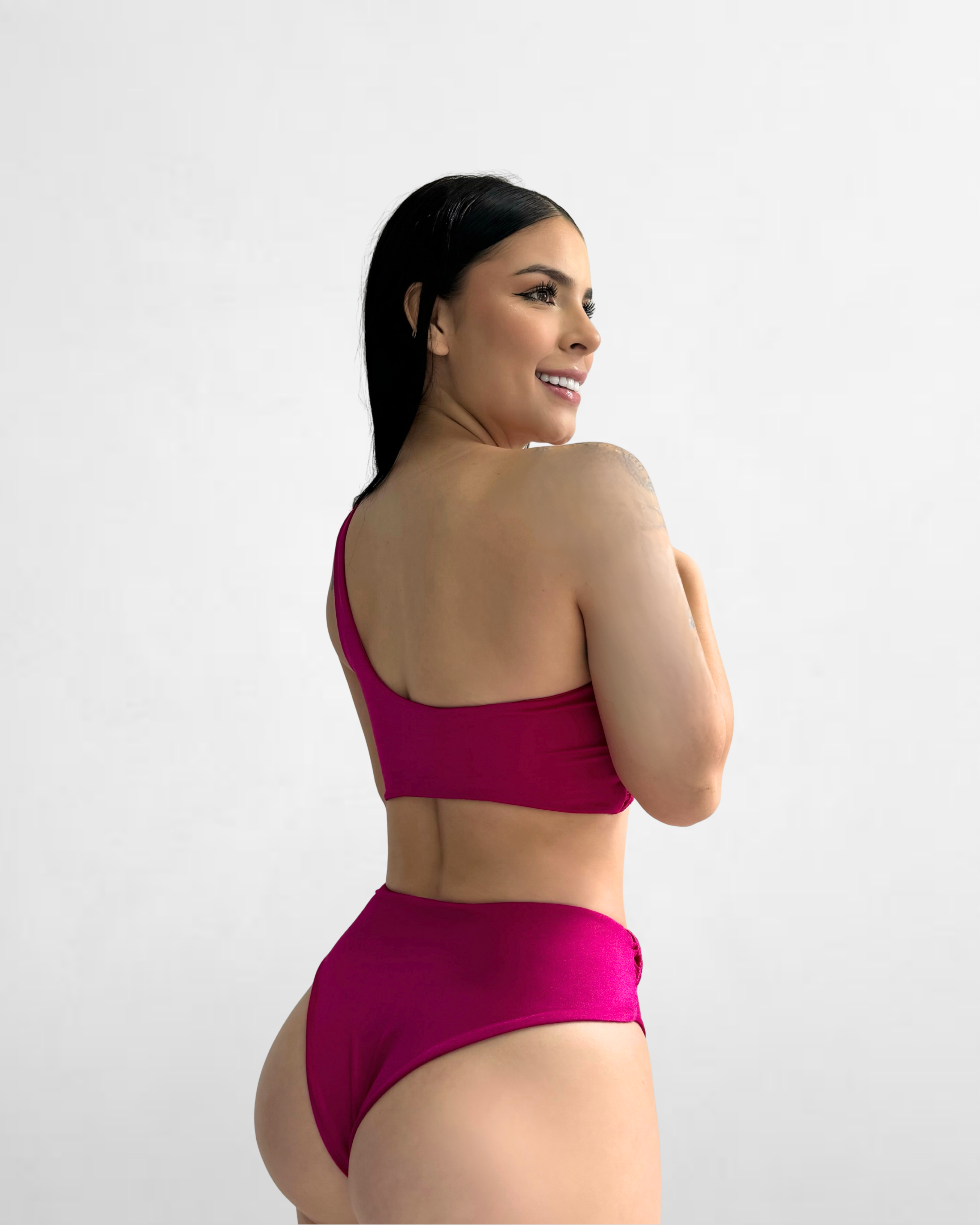 Bikini Castana Fucsia