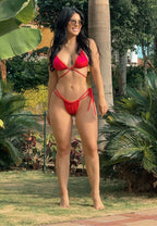 bikini reversible Naranja / Fucsia