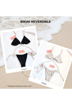bikini reversible Negro / Beige