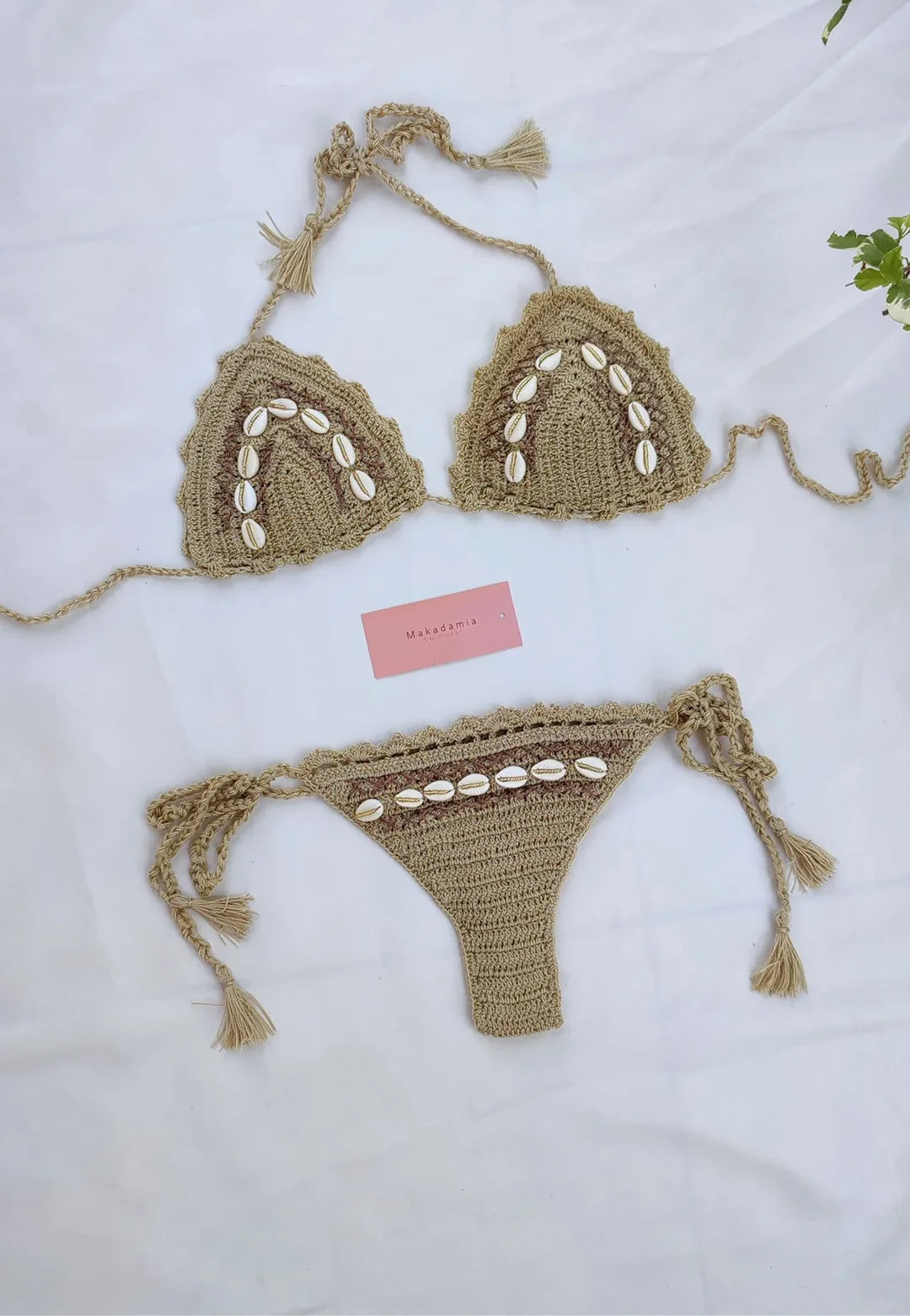 bikini shine Beige