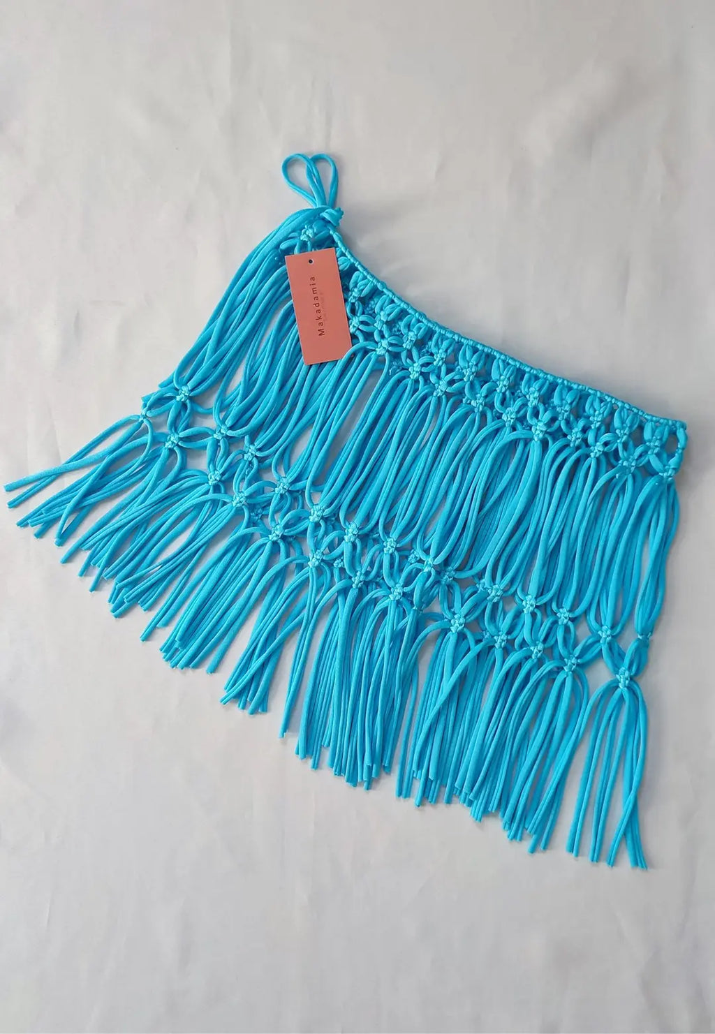 falda castana macrame Turqueza