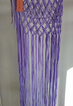 falda flor macrame Lila