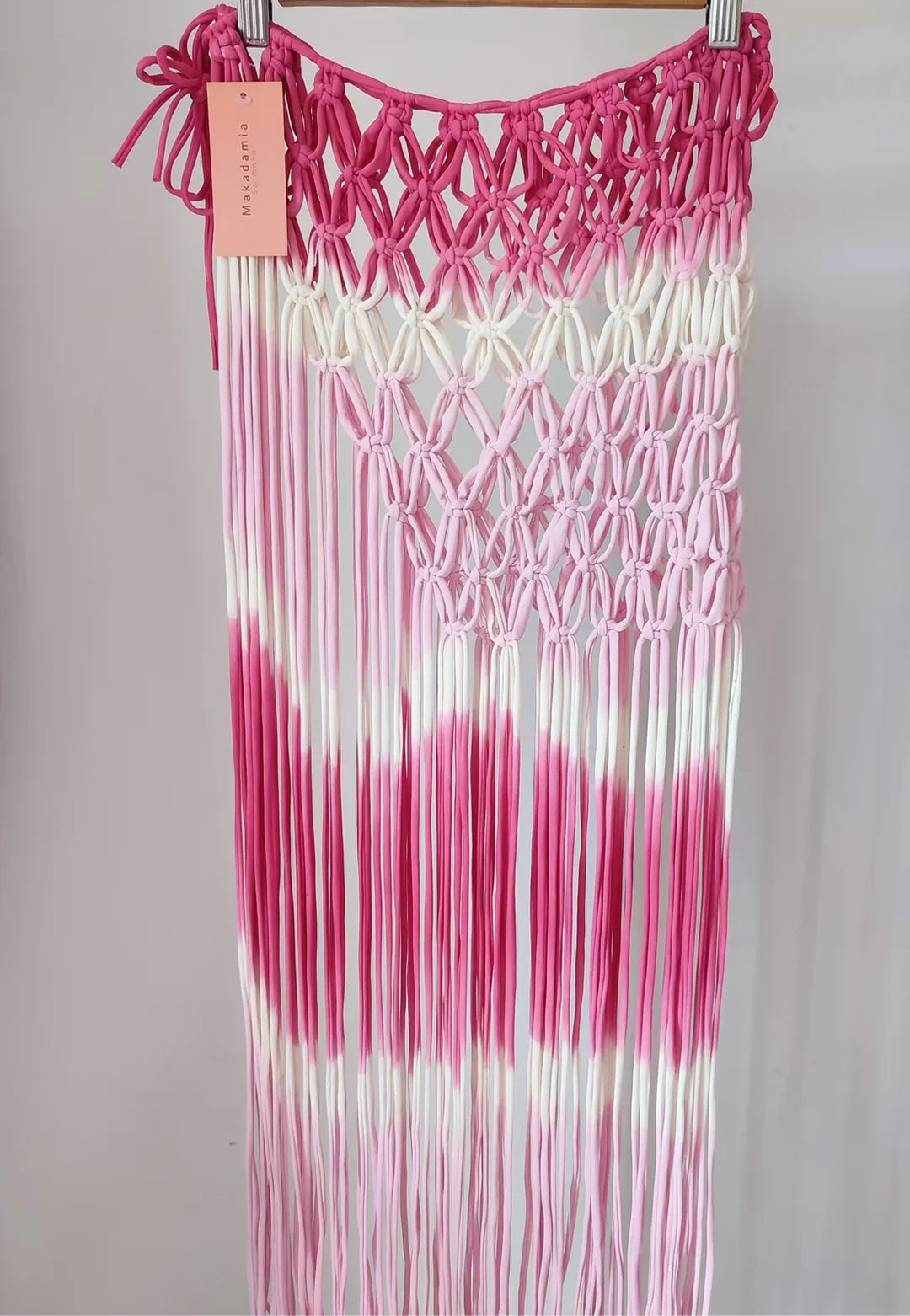 falda flor macrame Rosa / Fucsia
