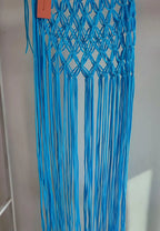 falda flor macrame Turqueza