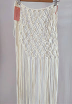 falda flor macrame Vainilla