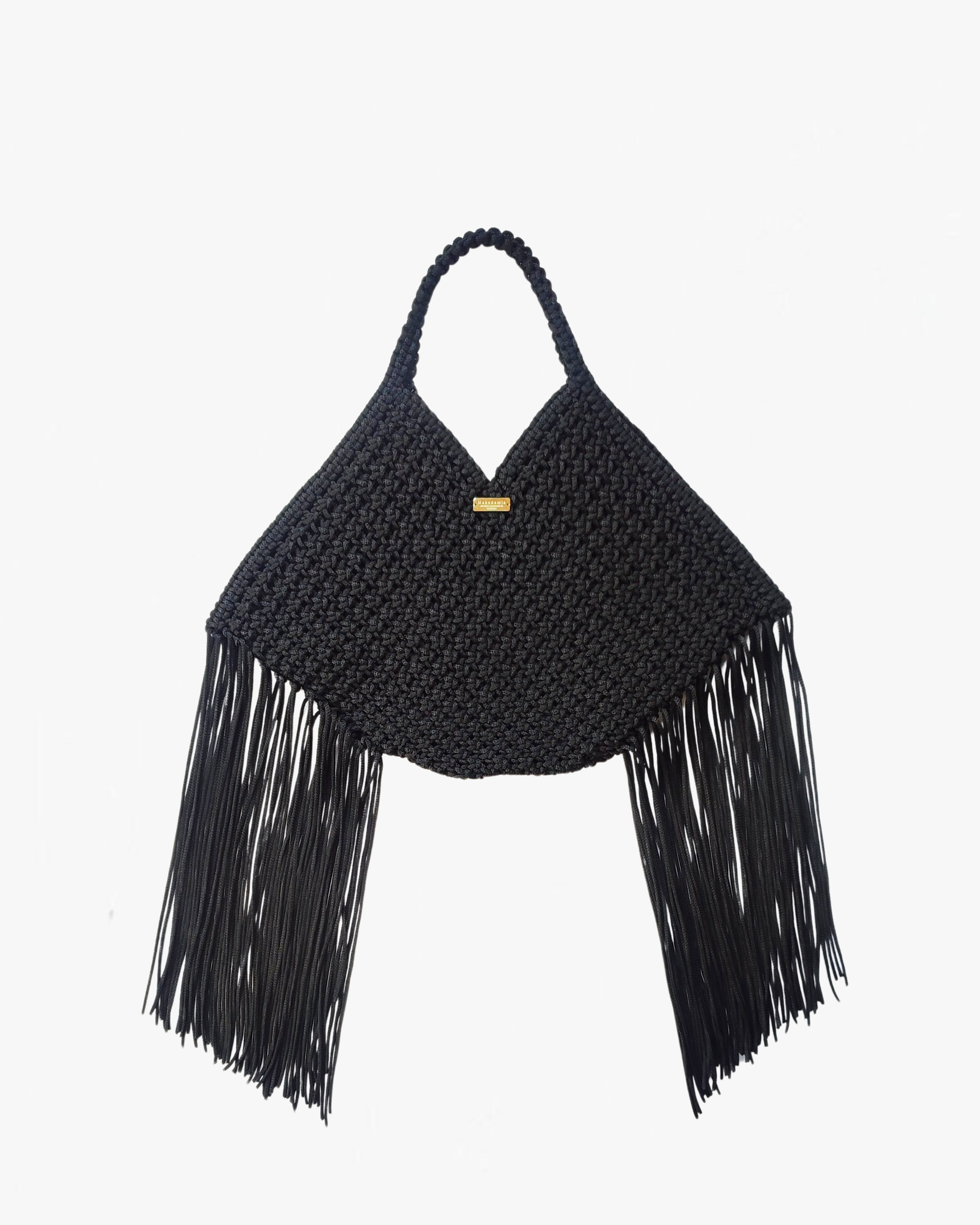 TOTE BAG FLECOS NEGRO