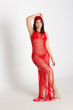 vestido orion Rojo